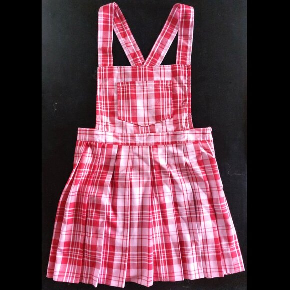 Collusion Pleated Overall Pinafore Mini Dress - Picture 2 of 6